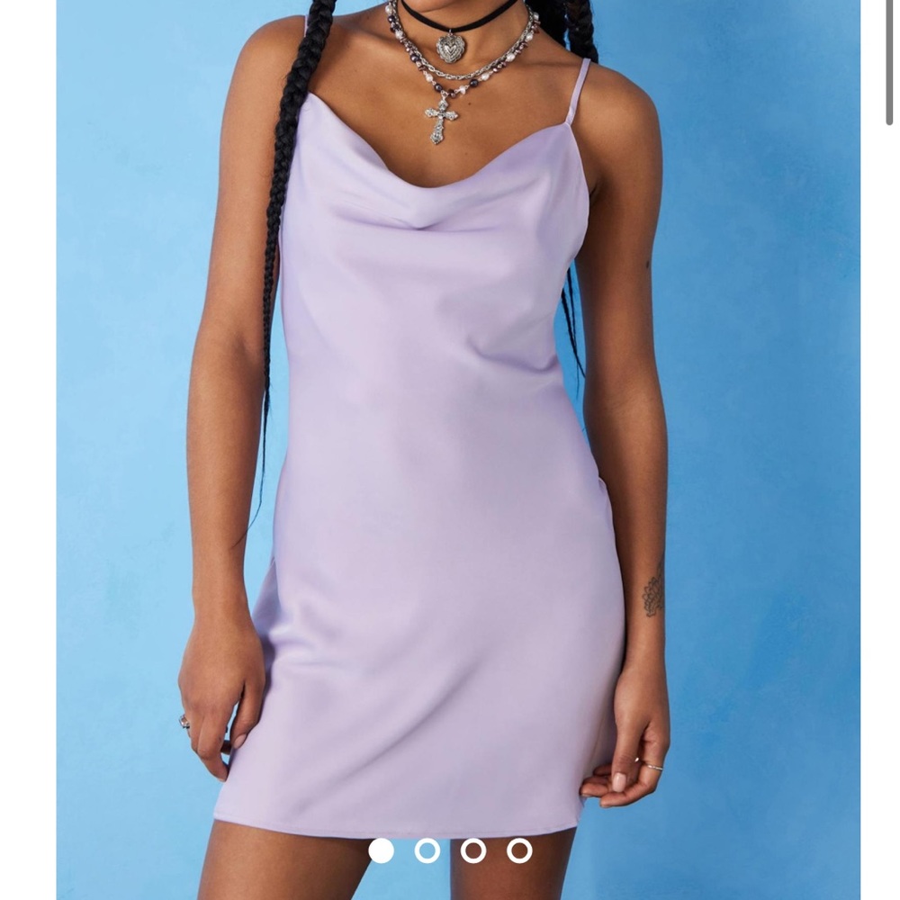 Flattering urban dress navy